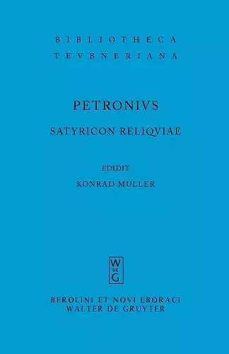 Satyricon reliquiae cover