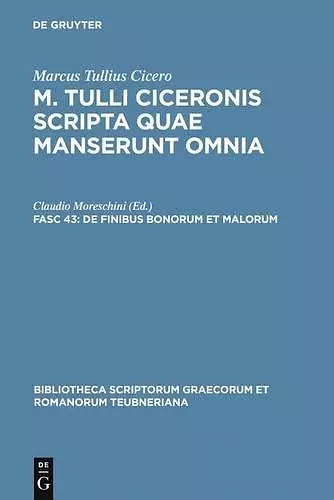 de Finibus Bonorum Et Malorum cover