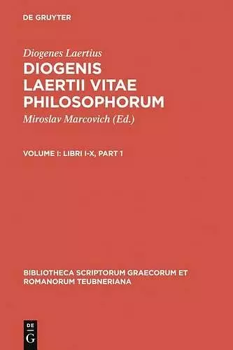 Vitarum Philosophorum Libri, CB cover