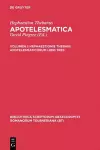 Apotelesmaticorum, vol. I cover