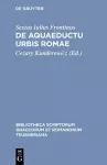 De Aquaeductu Urbis Romae CB cover