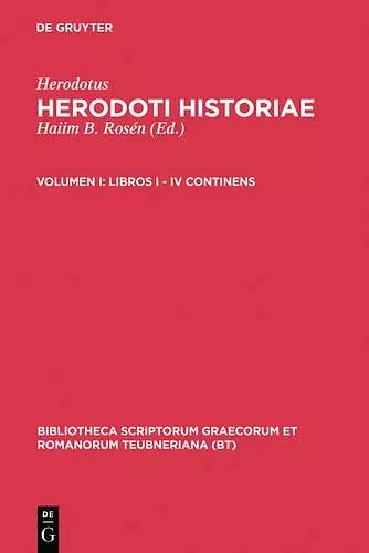 Historiae, vol. I cover