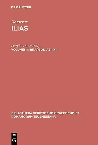 Ilias, vol. I cover