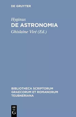 De Astronomia cover
