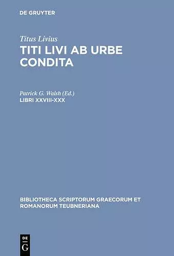 Ab Urbe Condita, Libri XXVIII-XXX cover