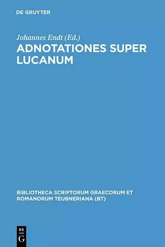 Adnotationes Super Lucanum cover