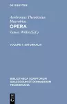 Opera, vol. I cover