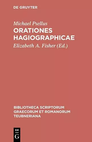 Orationes Hagiographicae cover