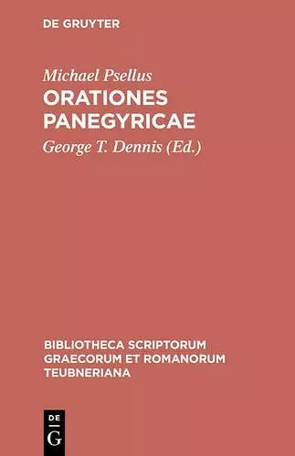 Orationes Panegyricae cover