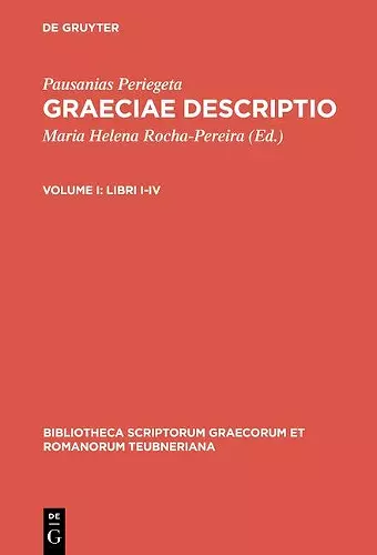 Graeciae Descriptio, Vol. I CB cover