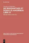 De Rhodanthes et Dosiclis Amoribus Libri IX cover