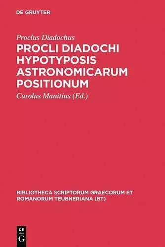 Hypotyposis Astronomicarum Po CB cover