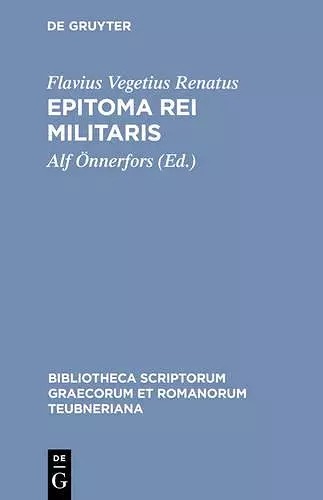Epitoma Rei Militaris cover