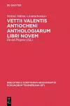 Anthologiarum Libri Novem cover