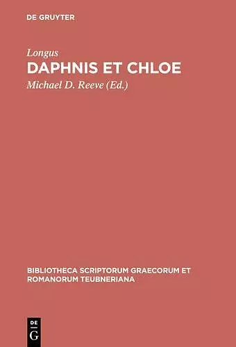 Daphnis et Chloe cover