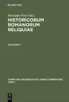 Historicorum Romanorum Reliquiae, vol. II cover