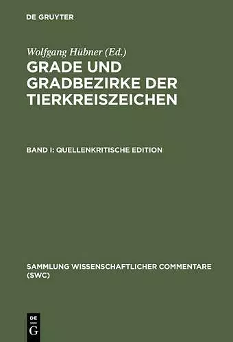 Quellenkritische Edition cover