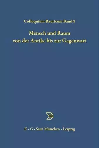 Mensch und Raum von der Antike bis zur Gegenwart cover