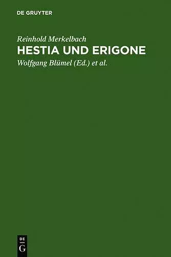 Hestia und Erigone cover