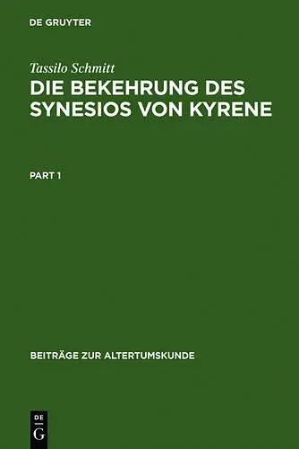 Die Bekehrung Des Synesios Von Kyrene cover
