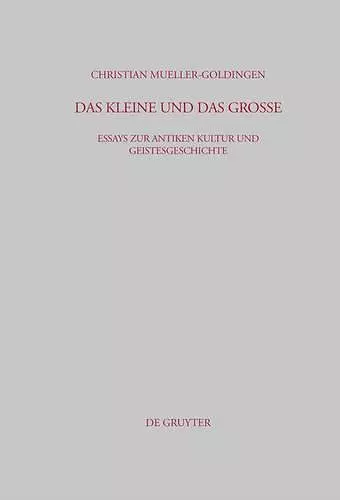 Das Kleine und das Große cover