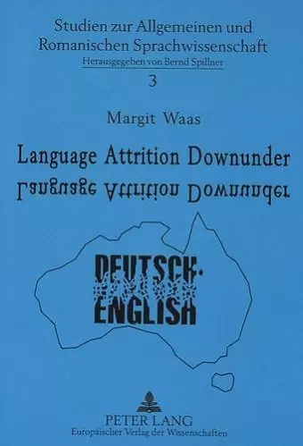 Language Attrition Downunder cover