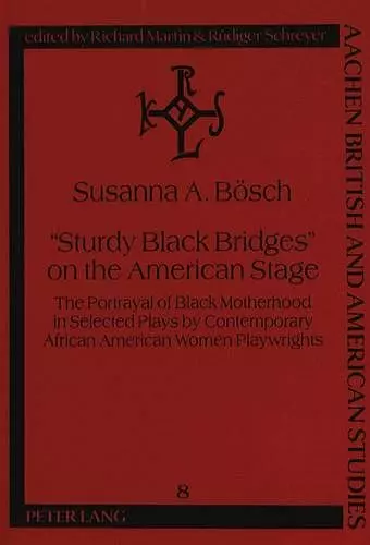 "Sturdy Black Bridges" on the American Stage cover