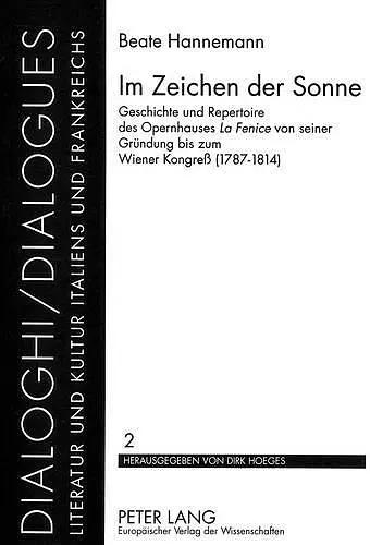 Im Zeichen der Sonne cover