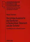 Die Richtige Aussprache Des Deutschen in Deutschland, Oesterreich Und Der Schweiz cover