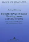 Betriebliche Weiterbildung, Vorschlagswesen Und Umweltschutz cover