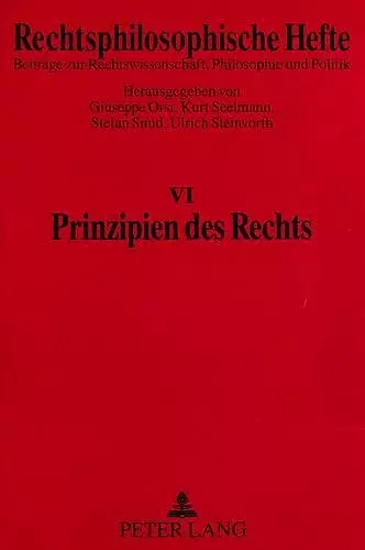 Prinzipien Des Rechts cover