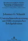 Unternehmensbewertung Mit Hilfe Strategischer Erfolgsfaktoren cover