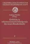 Einblicke in Reformorientierte Schulpraxis Der Neuen Bundeslaender cover