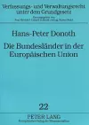 Die Bundeslaender in Der Europaeischen Union cover