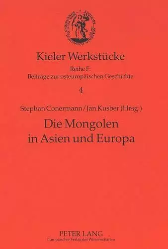 Die Mongolen in Asien Und Europa cover