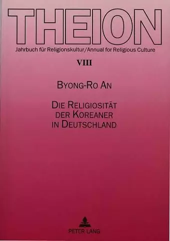 Die Religiositaet Der Koreaner in Deutschland cover