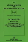 Psychische Grundkonflikte Im Selbstmanagement-Prozeß Von Fuehrungskraeften cover