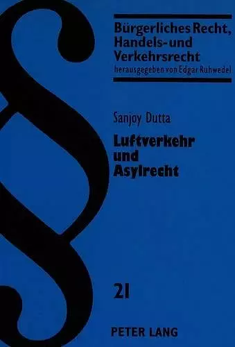 Luftverkehr Und Asylrecht cover