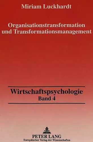 Organisationstransformation Und Transformationsmanagement cover