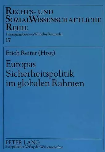 Europas Sicherheitspolitik Im Globalen Rahmen cover