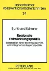 Regionale Entwicklungspolitik cover