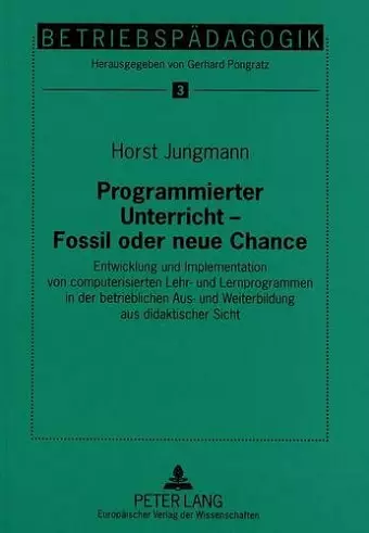 Programmierter Unterricht - Fossil Oder Neue Chance cover