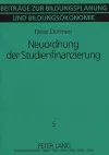 Neuordnung Der Studienfinanzierung cover