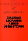 Giacomo Leopardis Aeneisuebersetzung cover