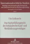 Das Nacherfuellungsrecht Des Verkaeufers Bei Kauf- Und Werklieferungsvertraegen cover