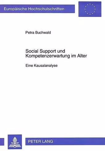 Social Support Und Kompetenzerwartung Im Alter cover
