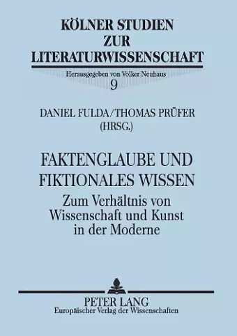 Faktenglaube und fiktionales Wissen cover