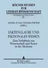 Faktenglaube und fiktionales Wissen cover