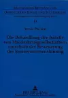 Die Behandlung Der Anteile Von Minderheitsgesellschaftern Innerhalb Der Besteuerung Der Konzernunternehmung cover