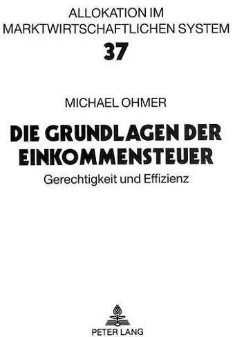 Die Grundlagen Der Einkommensteuer cover